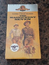 BRAND NEW The Magnificent Seven VHS; 1988 Steve McQueen RARE Sealed OOP