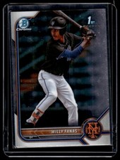 2022 Bowman Chrome Prospects Willy Fanas New York Mets #BCP-196