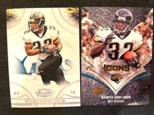 NFL - Maurice Jones-Drew 2008 Donruss Threads & 2008 Upper Deck ICONS - Jaguars