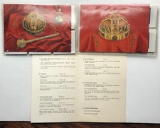 Magyar Koronázási Jelvények, 2 PK SETs Crown+ Dia-films, Hungarian interest, NOS