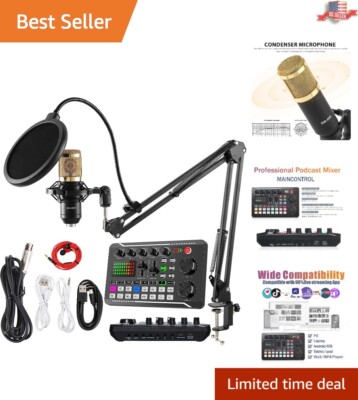 Professional Podcast Microphone - BM-800 - Voice Changer - Studio Recording