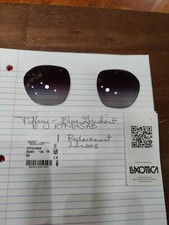 AUTHENTIC Tiffany replacement Lenses - RTF4145 BLUE GRADIENT