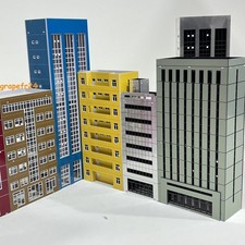 N Gauge Color City Building Kit Diy Assemble Urban Structure Sand Table Model