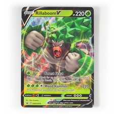 Pokemon - Rillaboom V - SWSH014 - Black Star Promo - Half Art Card