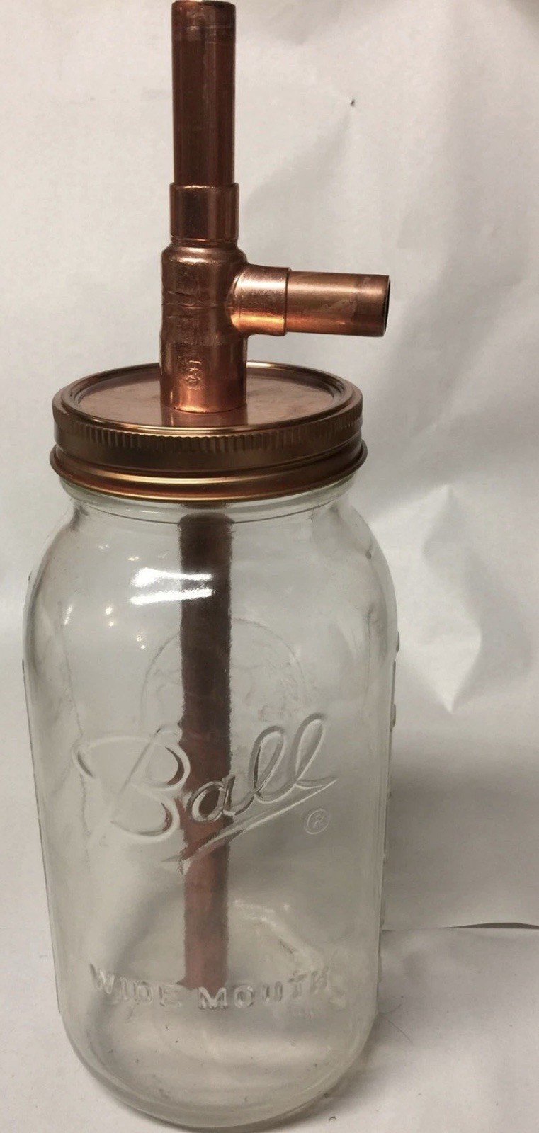 Hanging Jar Thumper Alcohol Distill Moonshine Thump Keg DIY Kit 1/2 Gallon Wide