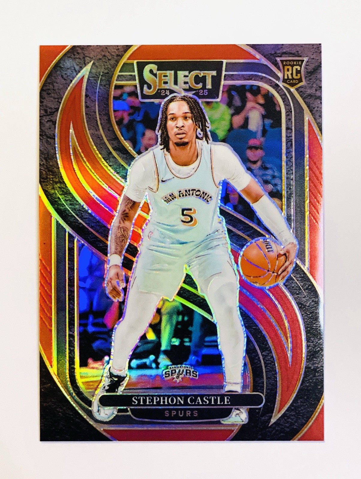 2024-25 Panini Select Stephon Castle #175 Premier RC Rookie Red /199