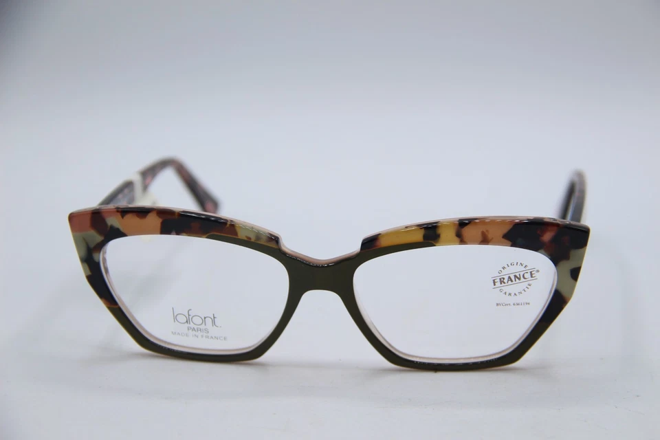 NUEVOS ANTEOJOS JEAN LAFONT GIRL 4047 VERDE HABANA MARCOS AUTÉNTICOS 55-16 Foto 2 de 4