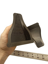 Universal Naca Duct Air Scoop Inlet Flat Mount Undertray Diffuser Hood Panel 2pc