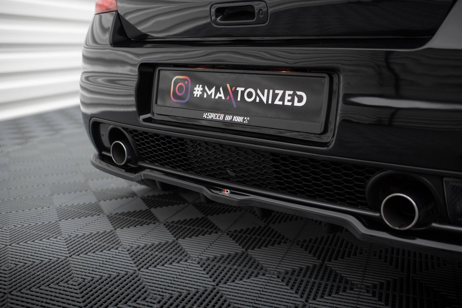 Arriere Splitter Maxton performant pour Suzuki Swift Sport Mk4 en ABS - 4