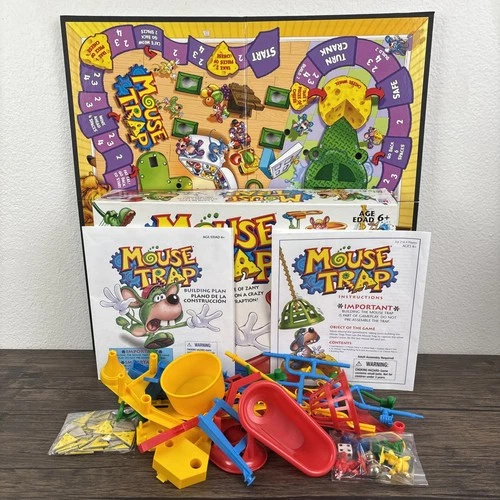 Vintage Mouse Trap Classic Board Game 100% Complete Milton Bradley Kids Family