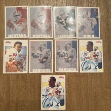 1991 Score Barry Sanders, Warren Moon, Bo Jackson, Joe Montana