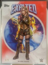 2025 Topps WWE Kairi Sane Exalted Red /5