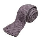 Bealls Florida Vintage 100% Lisle Cotton Purple USA Made Knit Men's Neck Tie