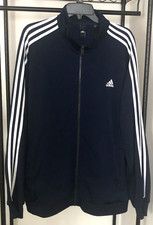 Men’s Adidas Navy Blue Track Jacket Size 2XL
