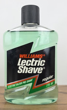 Vintage Williams Lectric Shave Regular  7 fl Oz  Razor Pre-Shave FULL