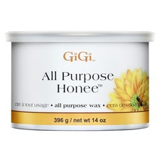Gigi All Purpose Hone Hair Removal Soft Wax for All Skin and Hair Types - 14oz