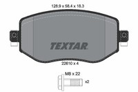 Bremsbelagsatz FÜR Renault Megane IV Grandtour (K9A/M/N ) - Textar 2261001