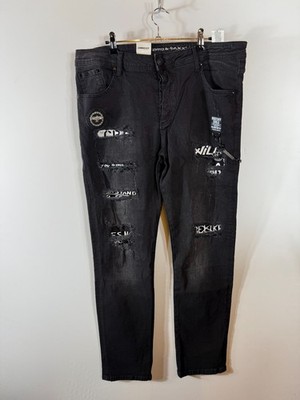 Cipo & Baxx - Jeans - Herren - Slim Fit - CD417 - Denim - Schwarz - W36 L32