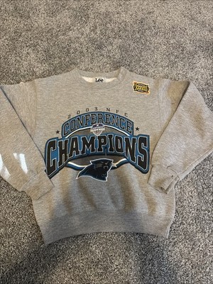 Vintage y2k NFL Lee SportCarolina Panthers NFC Champion Graphic Sweatshirt Sz M