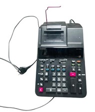 Casio DR320RE Electronic Printing 14 Digit Desk Calculator  EU Plug No rolls