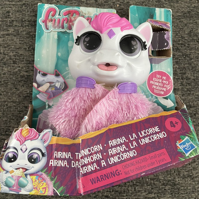 furReal Airina the Unicorn Color-Change Interactive Feeding Toy 4+ Gift for Girl
