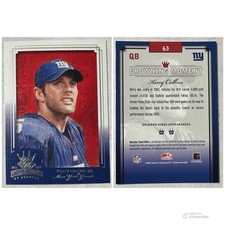 2003 Donruss “Gridiron Kings” Kerry Collins New York Giants #63 (View Edges)