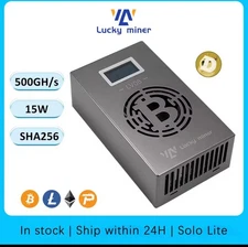 Lucky Miner LV06 ASIC Miner BM1366 | Silent | SHA256 BTC BCH BSV | Free Shipping