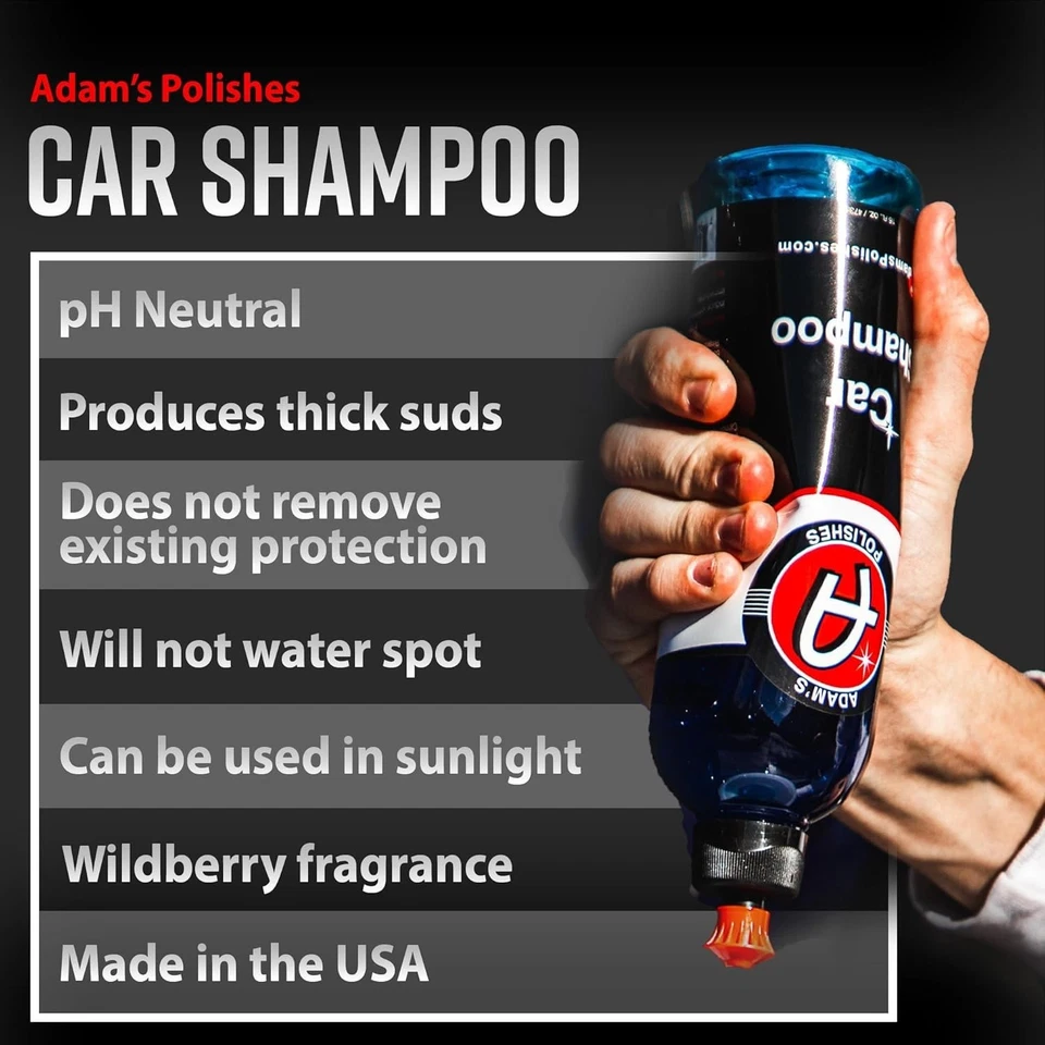 Adam's Car Shampoo 5 Gallon - pH-Balanced Biodegradable Soap - Image 4 of 4