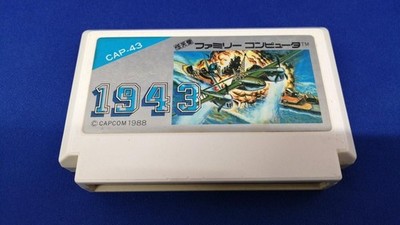 Capcom Famicom Soft 1943 gebraucht