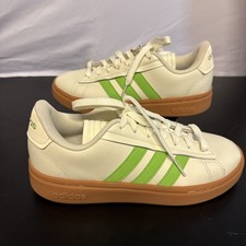 adidas Grand Court Alpha White Green Biege W. Size 7 IG0661.No Box