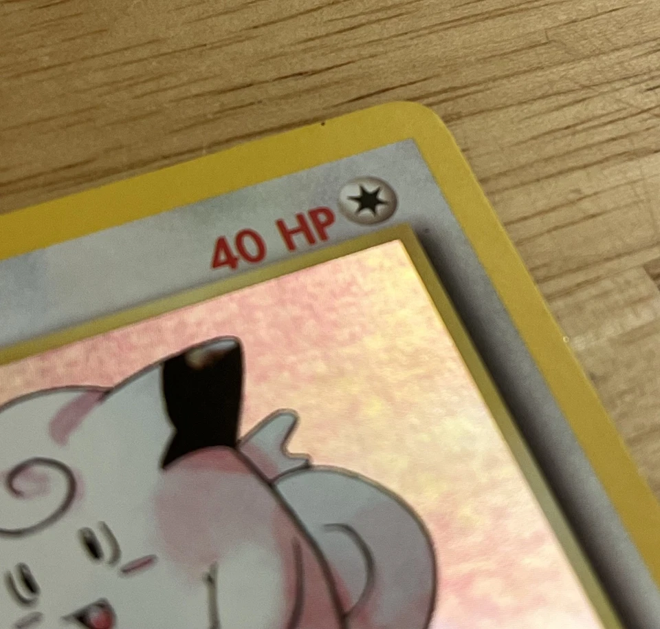 Pokemon Clefairy Holo 6/130 Base Set 2 WOTC - Rare Pokemon TCG Card (P15) - Image 2 of 4