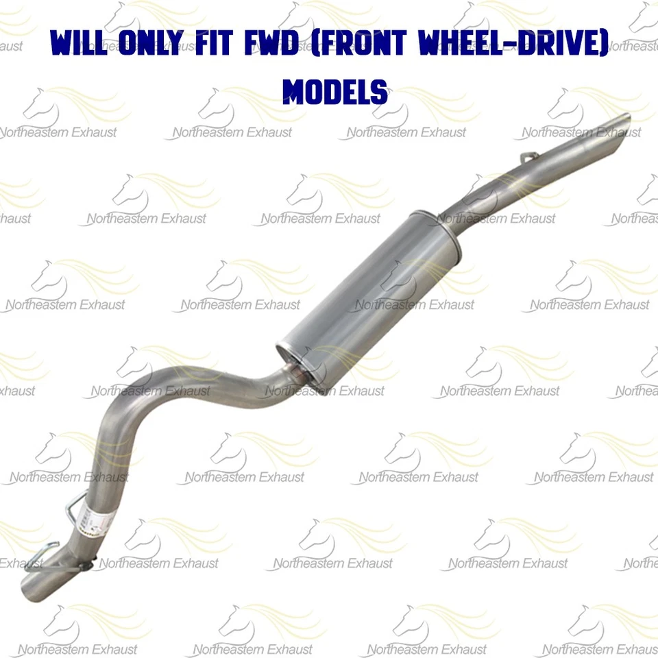 Conjunto de resonador de acero inoxidable se adapta a: Oldsmobile Silhouette 2002-2004 3,4 L Foto 4 de 4