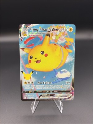 Flying Pikachu VMAX 007/025 Celebrations Holo Rare VMAX Full Art Pokemon Card NM