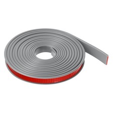 Edge Banding 14mm x 6M Flexible TPE Self Adhesive U-Shape Veneer Tape Gray