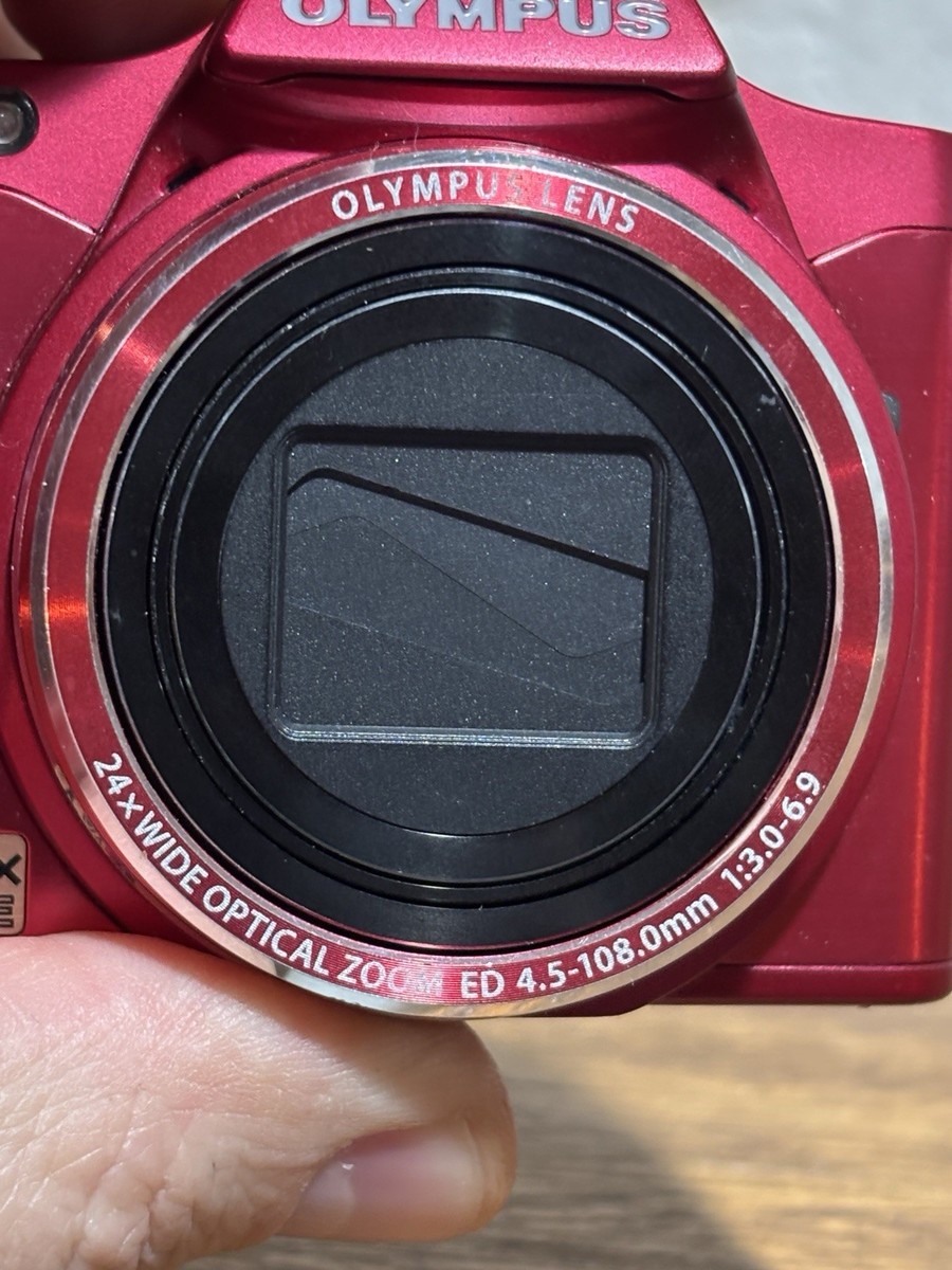 Olympus SZ-11 HD Digital Camera Red 14 MP 20x Optical Zoom with LI