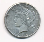 1925 P PEACE SILVER DOLLAR