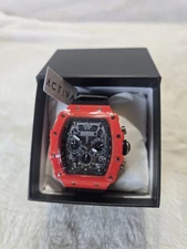 Activa X Invicta Men's Watch w/ Skeleton Dial - 44.3mm, Black (ACW2305-020)