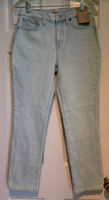NWT Madewell The Perfect Vintage Straight Jeans Women  s 27P Light Wash High-Rise