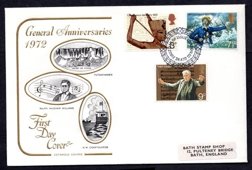 GB - 1972 General Anniversaries Cotswold First Day Cover
