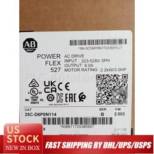 Allen Bradley 25C-D6P0N114 Brand DHL Express shipping US Free Tax