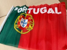400 Stück!! Autofahnen KFZ Fahnen Portugal Fussball Fanartikel Flagge WM*