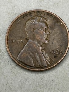 1936-D 1C BN Lincoln Cent