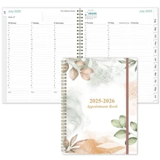 2025-2026 Appointment Book & Planner - 8.5" x 11" Daily Hourly Planner 2025-2...