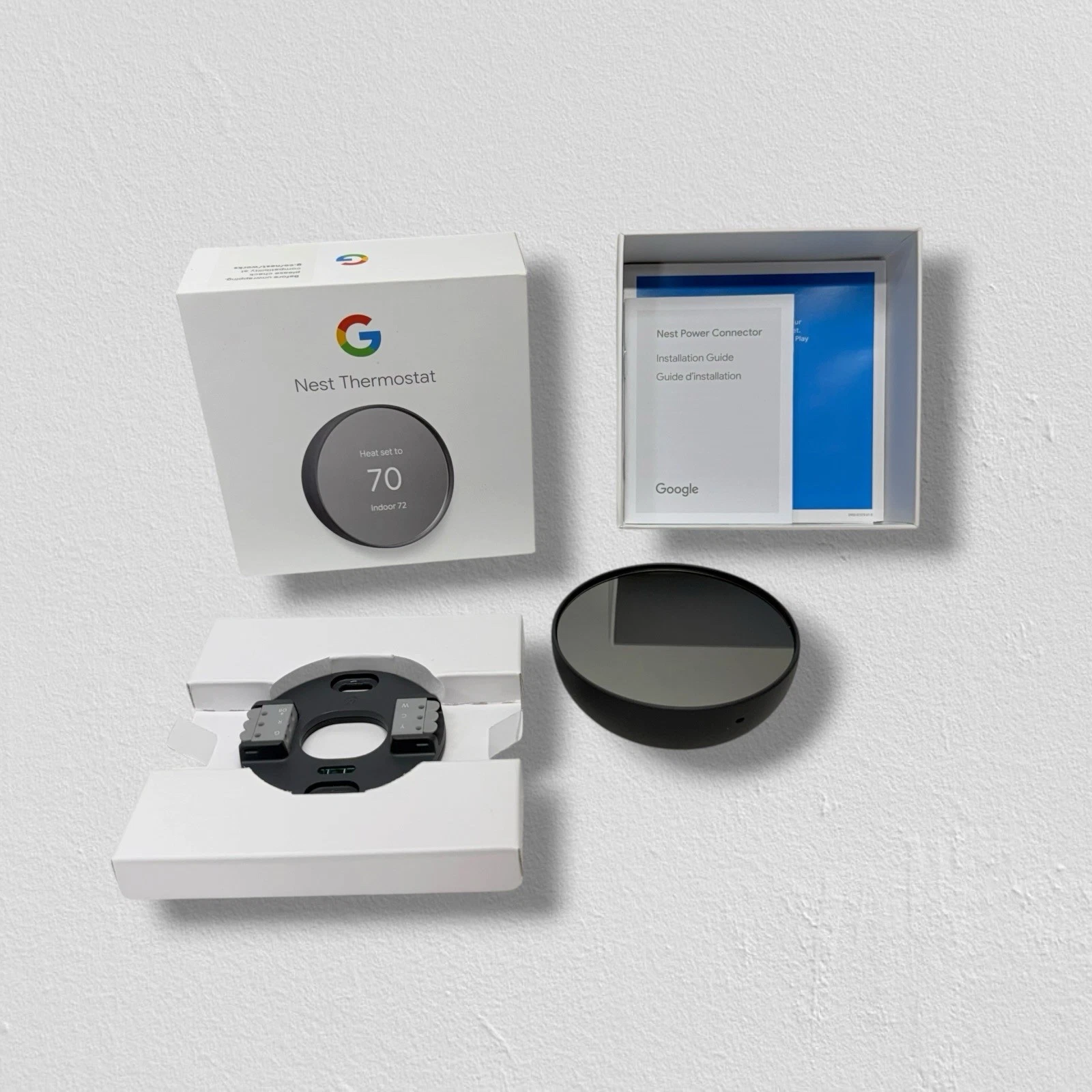 Google Nest Smart Thermostat, Charcoal - GA02081-CA