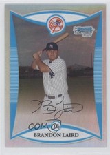 2008 Bowman Chrome Prospects Refractor 107/500 Brandon Laird #BCP225 h0i