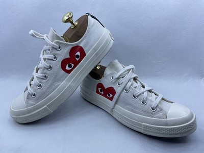 Converse Chuck Taylor Comme des Garçons 150207C Sz. Men s 9 Wmns 11  Low Milk
