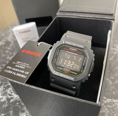 Casio G-Shock DW-5600UHR-1JF Digital Watch, Used but Nice Condition From Japan