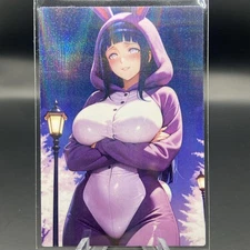 Hinata Hyuga Anime Waifu Card Doujin ACG Goddess Holo