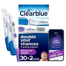 Clearblue Advanced Digital Ovulation Test Kit, 32 32 Count Pack of 1 , White