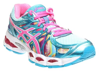 Size 9 - Asics Gel Nimbus 16 Iridescent Pink Capri Blue W for sale